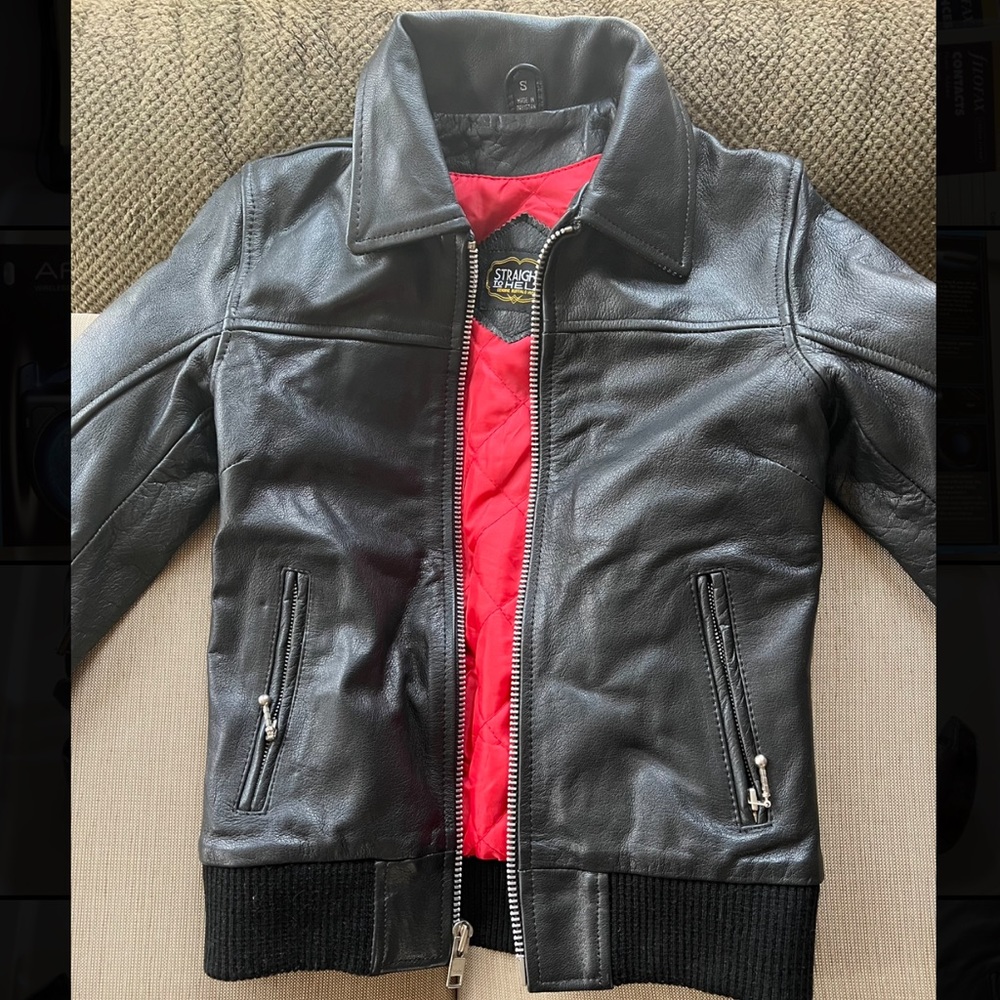 Straight to Hell leather jacket